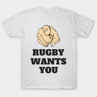 RUGBY WANTS YOU T-Shirt